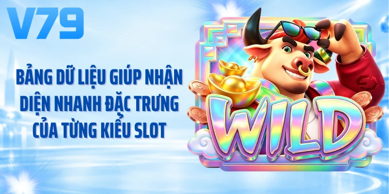 Bảng dữ liệu giúp nhận diện nhanh đặc trưng của từng kiểu slot